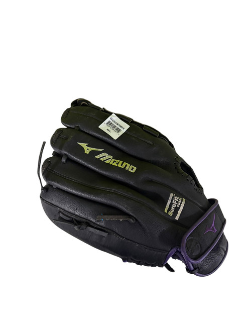Vist Large View of Product Image Which is Used Mizuno FINCHY BB/SB Glove RH Throw Black 12 1/2"