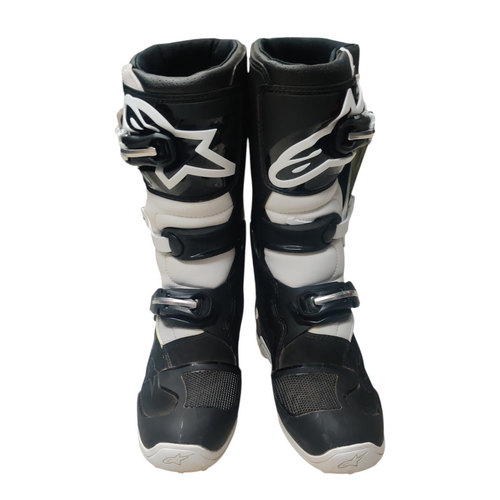 Vist Large View of Product Image Which is Used Alpine Stars STELLA TECH 3 Womens Motocross Boots Black Senior 8