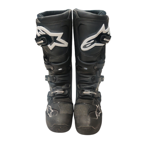 Vist Large View of Product Image Which is Used Alpine Stars TECH 5 Mens Motocross Boots Black Senior 11