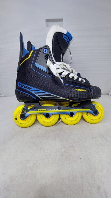 Vist Large View of Product Image Which is Used Tour CODE Senior Roller Quad Skates Black Senior 9