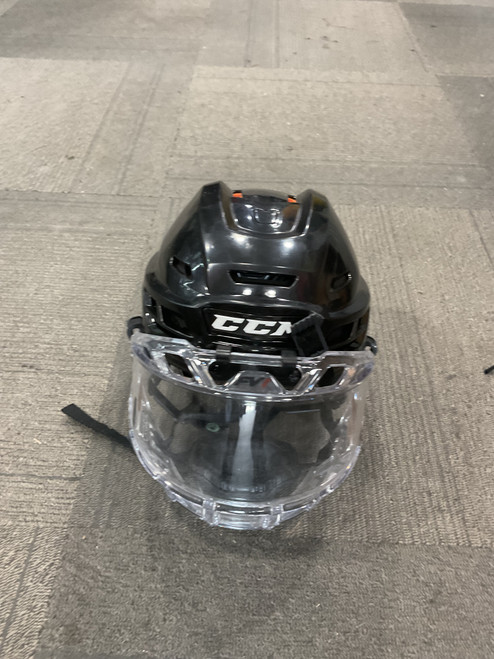 Vist Large View of Product Image Which is Used CCM TACKS 710 Helmet Cage Combo Black MD