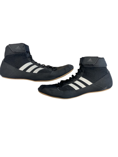 Vist Large View of Product Image Which is Used Adidas Wrestling Shoes Black Senior 10