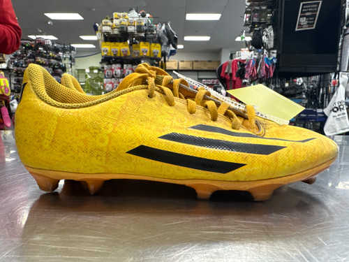 Vist Large View of Product Image Which is Used Adidas MESSI Soccer Cleats Yellow Senior 5