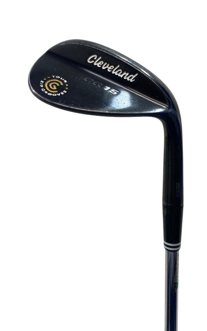 Vist Large View of Product Image Which is Used Cleveland CG15 BLACK Golf Wedge Mens RH 52 Degree