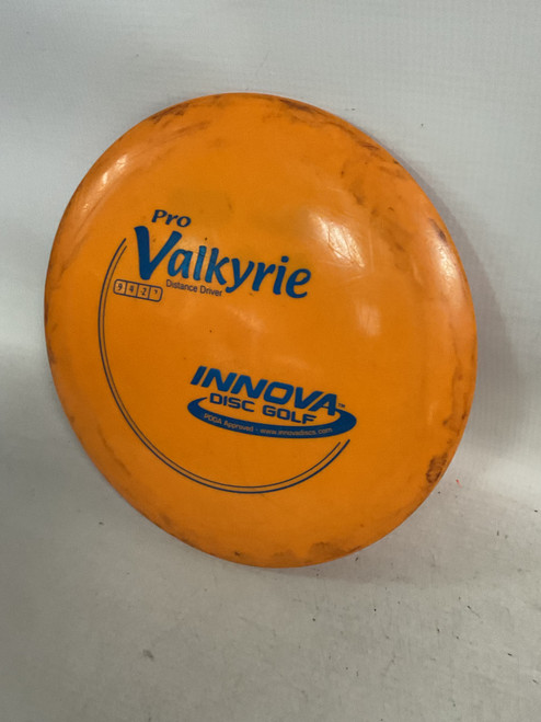 Vist Large View of Product Image Which is Used Innova PRO VALKYRIE Disc Golf Driver Orange