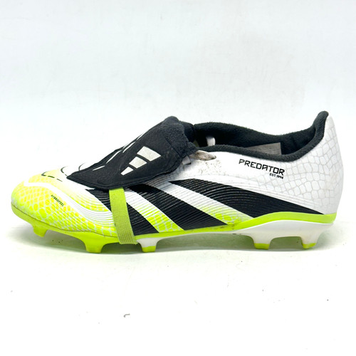Vist Large View of Product Image Which is Used Adidas PREDATOR PRO Soccer Cleats White Junior 03