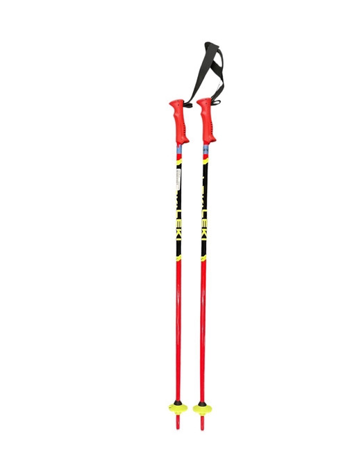 Vist Large View of Product Image Which is Used LEKI RACING KIDS 85CM Boys DH Ski Pole Red 85 cm / 34 in