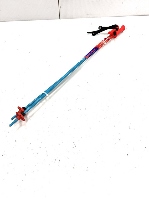 Vist Large View of Product Image Which is Used LEKI Boys DH Ski Pole Royal Blue 95 cm / 38 in