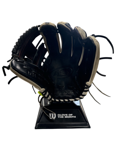 Vist Large View of Product Image Which is Used Wilson A2K 11.75 IN GLOVE BB/SB Glove RH Throw Black 11 3/4"