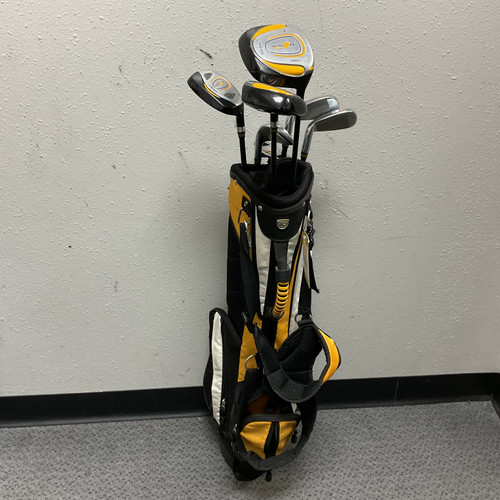 Vist Large View of Product Image Which is Used Walter Hagen HAGEN JR Jr Package Set RH Black And Gold 7 Piece