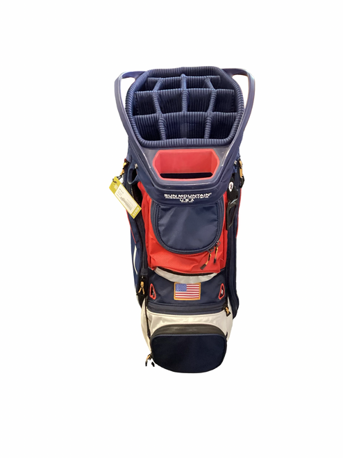 Vist Large View of Product Image Which is Used Sun Mountain USA Mens Cart Bag Navy Blue