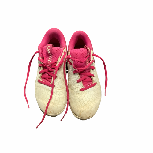 Vist Large View of Product Image Which is Used Under Armour SOFTBALL CLEATS BB/SB Cleats Pink Junior 03