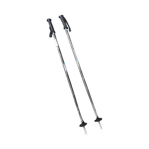 Vist Large View of Product Image Which is Used K2 SPEED JR SERIES SKI POLES Boys DH Ski Pole Black 95 cm / 38 in