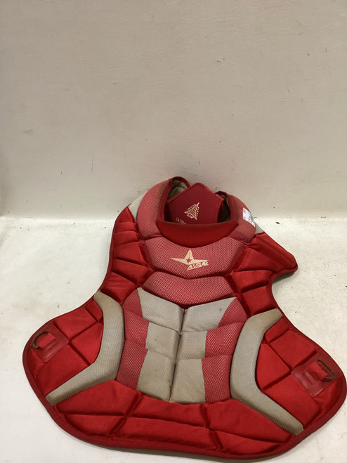 Vist Large View of Product Image Which is Used All-Star CP30PRO Catchers Chest Protector Red Adult