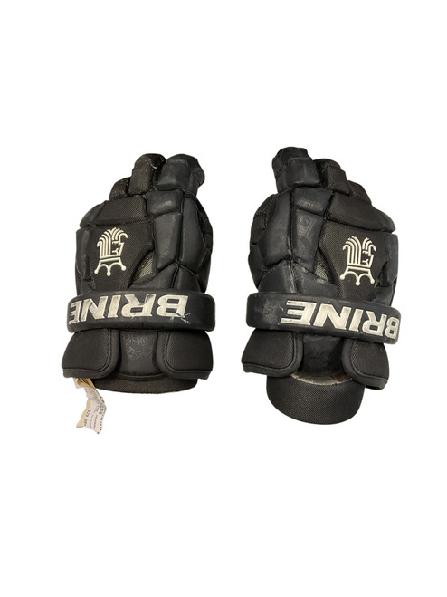 Vist Large View of Product Image Which is Used Brine KING 13 GLOVE Lacrosse Gloves Mens Black 13"