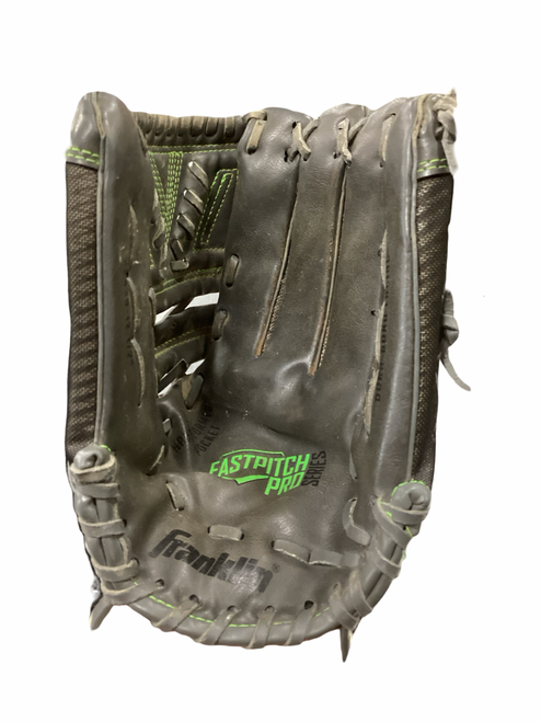 Vist Large View of Product Image Which is Used Franklin FASTPITCH PRO SERIES BB/SB Glove RH Throw Grey 12 1/2"