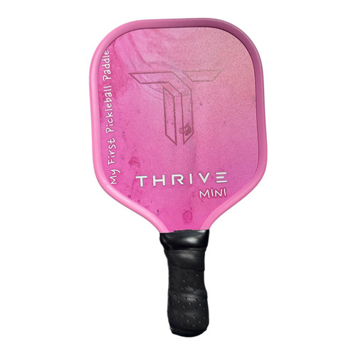 Vist Large View of Product Image Which is Used THRIVE MINI Pickleball Racquet Pink