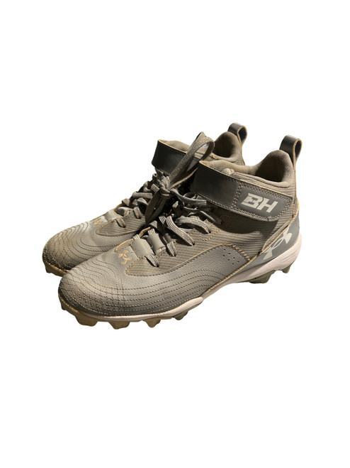 Vist Large View of Product Image Which is Used Under Armour CLEATS BB/SB Cleats Grey Senior 7