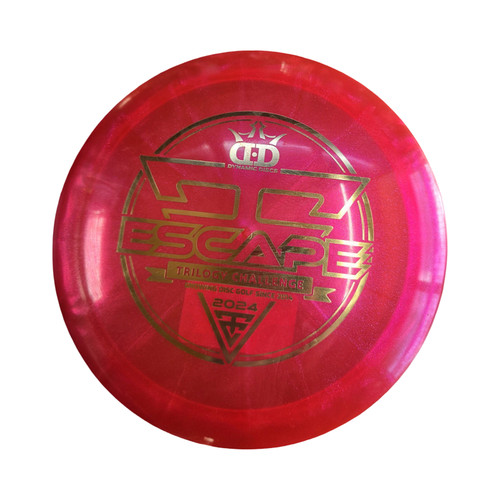 Vist Large View of Product Image Which is Used Dynamic Discs ESCAPE TRIOLOGY CHALLENGE DRIVER Disc Golf Driver Red