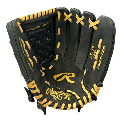 Vist Large View of Product Image Which is Used Rawlings SELECT SERIES BB/SB Glove RH Throw Black 13"