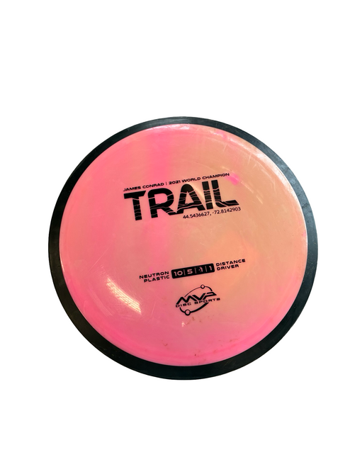 Vist Large View of Product Image Which is Used MVP TRAIL Disc Golf Driver Pink