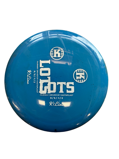 Vist Large View of Product Image Which is Used Kastaplast LOTS Disc Golf Driver Royal Blue