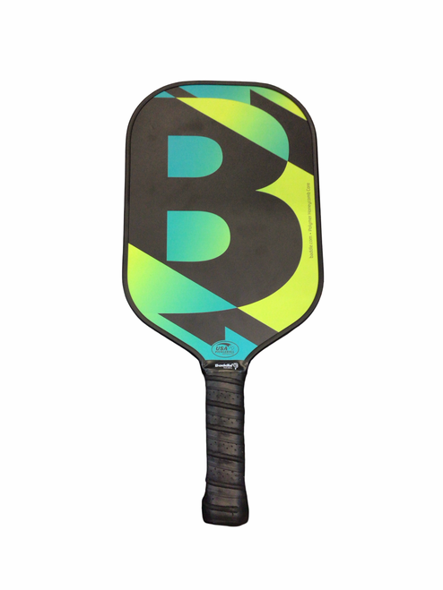 Vist Large View of Product Image Which is Used USA BALLISTA PADDLE Pickleball Racquet Green