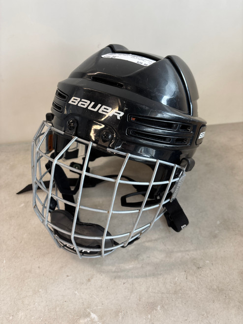 Vist Large View of Product Image Which is Used Bauer RE-AKT  75 Helmet Cage Combo Black SM