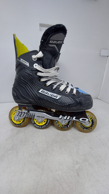 Vist Large View of Product Image Which is Used Bauer DART Senior Rec Fitness Skates Black Senior 6