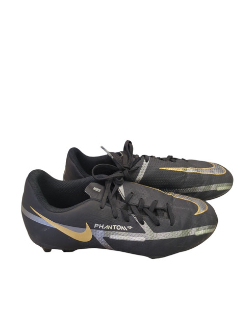 Vist Large View of Product Image Which is Used Nike DC0812-007 Soccer Cleats Black Junior 04.5