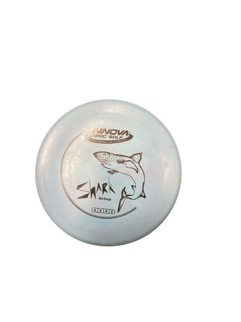Vist Large View of Product Image Which is Used Innova DX SHARK Disc Golf Mid Range Royal Blue