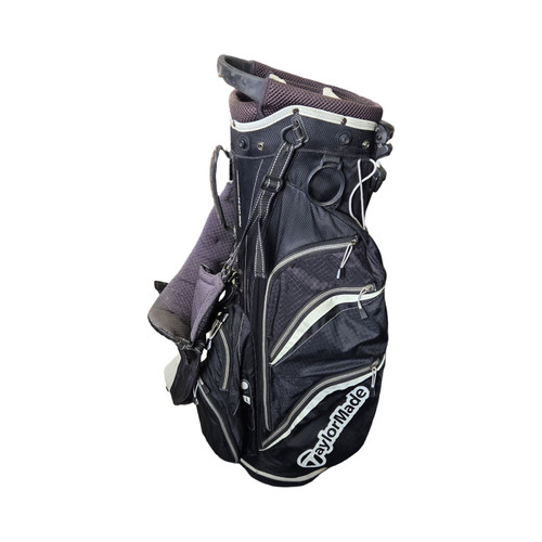Vist Large View of Product Image Which is Used Taylormade PURELITE 3.0 STAND BAG Mens Stand Bag Black