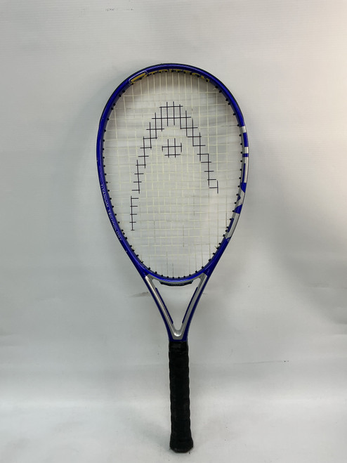 Vist Large View of Product Image Which is Used Head TRITECH Adult Tennis Racquet Royal Blue 4 3/8"