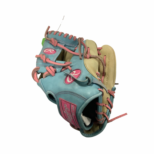 Vist Large View of Product Image Which is Used Rawlings HEART OF THE HIDE BB/SB Glove RH Throw Tan 11 1/2"
