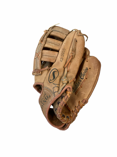 Vist Large View of Product Image Which is Used Spalding FIELDERS CHOICE BB/SB Glove RH Throw Brown 11 1/2"