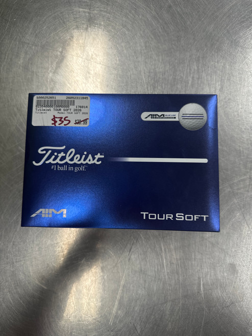 Vist Large View of Product Image Which is New Titleist TOUR SOFT 2026 12 Pack - Golf Balls
