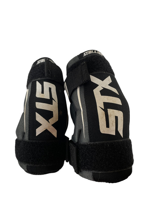Vist Large View of Product Image Which is Used STX 50 Lacrosse Arm Pads/Guards Black XS