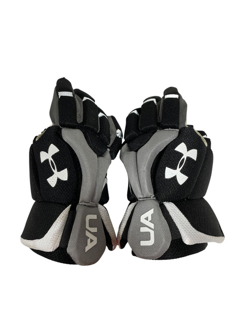 Vist Large View of Product Image Which is Used Under Armour Lacrosse Gloves Mens Black SM