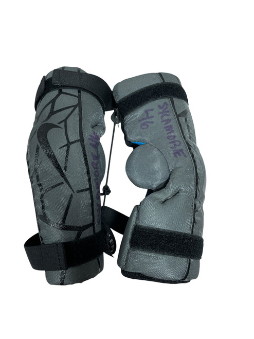 Vist Large View of Product Image Which is Used Nike VAPOR LT Lacrosse Arm Pads/Guards Black LG