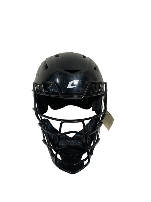 Vist Large View of Product Image Which is Used Champro CMHX Catchers Helmet w/Mask Black LG