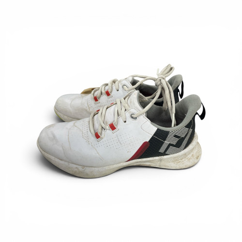 Vist Large View of Product Image Which is Used Foot Joy Jr Golf Shoes White Junior 04