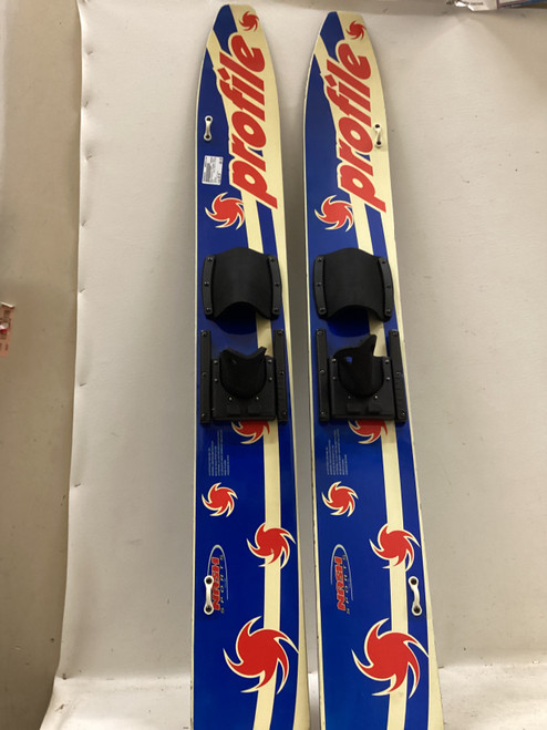 Vist Large View of Product Image Which is Used Nash PROFILE TRAINER Pair of Skis Royal Blue 48"