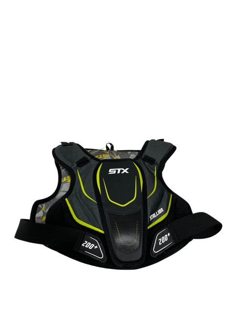 Vist Large View of Product Image Which is Used STX 200 STALLION + Lacrosse Shoulder Pads Black MD