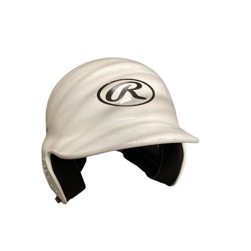 Vist Large View of Product Image Which is Used Rawlings MLTBH-R1 Batting Helmet No Mask White XS