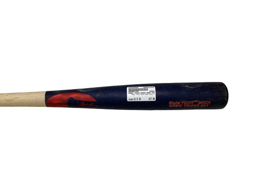 Vist Large View of Product Image Which is Used MODEL YG315 BIRCH DREW YOUNG 11 BB/SB Wood Bat 31 1/2"