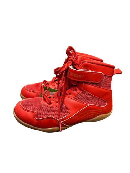 Vist Large View of Product Image Which is Used Wrestling Shoes Red Senior 6