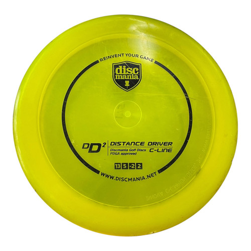 Vist Large View of Product Image Which is Used Discmania DD2 C-LINE Disc Golf Driver Yellow 175g