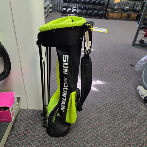 Vist Large View of Product Image Which is Used Sun Mountain SPEEDGOLF SUNDAY BAG Mens Stand Bag Black