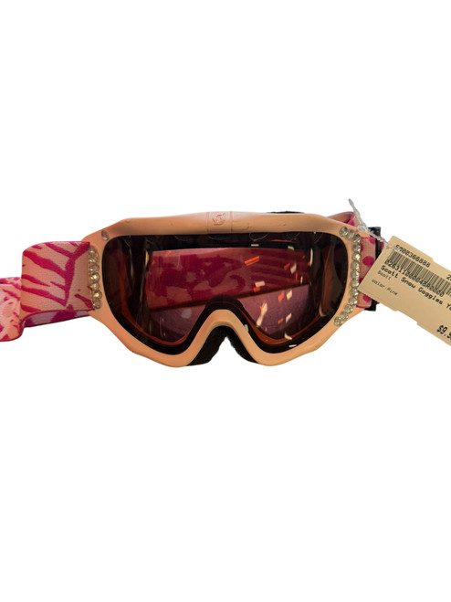 Vist Large View of Product Image Which is Used Scott Snow Goggles Youth Pink