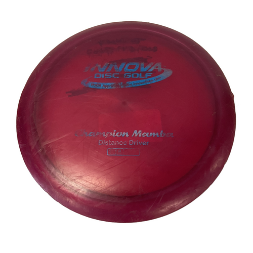 Vist Large View of Product Image Which is Used Innova CHAMPION MAMBA DRIVER Disc Golf Driver Purple